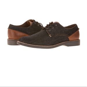 Memory Foam Lightweight Men's Denim Oxford Shoe